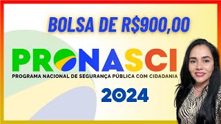 pronasci ii 2023 bolsa formação 90000 [upl. by Neumark]