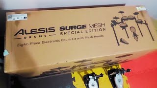 Alesis Surge Mesh Drum Kit with double pedal [upl. by Serena753]