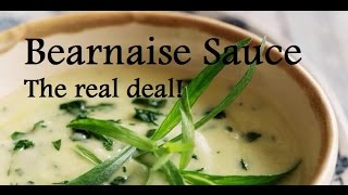 Authentic Bearnaise Sauce  Bearnaise tutorial  Step by Step French Recipe [upl. by Tal624]