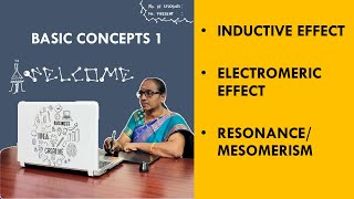 Basic Concepts 1  Inductive effect Electromeric effect ResonanceMesomerism [upl. by Eldwon]