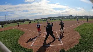 24 Softball Borden vs West Washington Scrimmage [upl. by Belter]