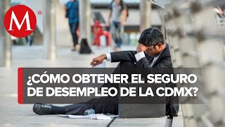 Inicio el registro para el seguro de desempleo en la CdMx [upl. by Adroj336]