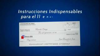 ¿Cómo llenar el nuevo formato de cheques [upl. by Adrahs]