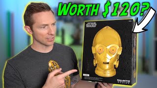 Is Disneys New C3PO Electronic Head Worth 120 [upl. by Enirac]