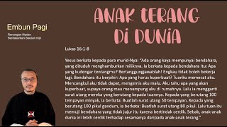 Anak Terang di Dunia  Lukas 1618 [upl. by Akelahs]