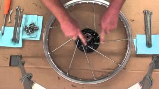 Pt1 How To Lace And True A Motorcycle Wheel At DRays Shop [upl. by Marijn427]