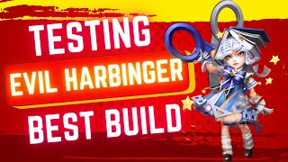 TESTING EVIL HARBINGER  BEST BUILD  CASTLE CLASH [upl. by Emmaline]