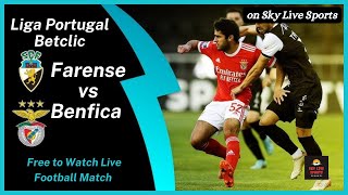 Farense vs Benfica  Liga Portugal Betclic Round 10  LIVE STREAM With Sky Live Sports football [upl. by Rimidalg]