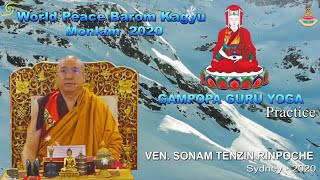 Barom Kagyu Monlam 2020 Gampopa Guru Yoga PracticeĐạo sư Du Già GampopaVen Sonam Tenzin Rinpoche [upl. by Naesar]