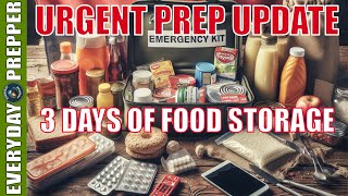 Government Prepare Campaign UK Advice Stock Up on 3 Days of Food Emergency Preparedness Guide [upl. by My]