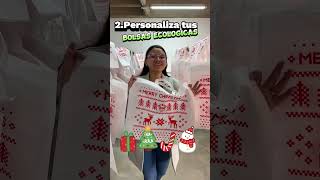 navidad con bolsas ecológicas Ecovixus [upl. by Aniuqahs]