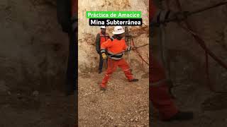 ¿Sabías cómo es amacizar en minería Subterránea  PRÁCTICA DE INDUCCIÓN [upl. by Connor448]