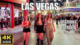 Fremont Street Las Vegas Walk  October 2024  Downtown Las Vegas [upl. by Sawtelle675]