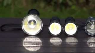 LED Flashlights Test part 13 Introduction Full HD [upl. by Rodavlas158]