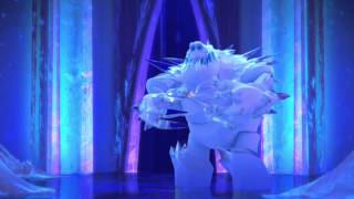 Frozen End of Credits Scene HD  Marshmallow Snow Monster finds Elsas Crown [upl. by Oaks]