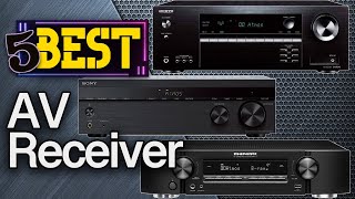 ✅ TOP 5 Best AV Receivers Today’s Top Picks [upl. by Osana408]