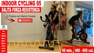 Salita Forza Resistenza SFR  Indoor Cycling Workout  60 minuti di Spinning  Lezione 05 [upl. by Aver]