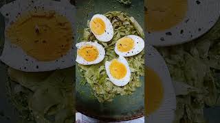 An easygoing cabbage salad with eggs Delicious [upl. by Gnol]