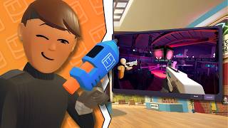 I ACTUALLY Played Rec Room INSIDE Rec Room [upl. by Nosyerg]