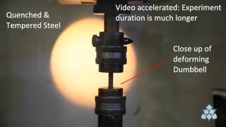 Tensile Testing of Polymers and Metals  MMU [upl. by Dorcy]