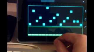 TouchOSC Android  Processing  Pure Data  Beat Machine [upl. by Satsok931]