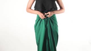 How To Wear a LOVI Sarong  Traditional Pleat with a Twist [upl. by Cybil]