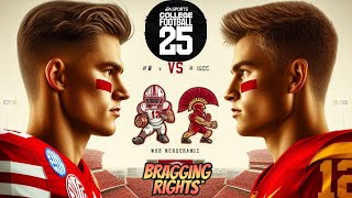 College Football 25  19 Nebraska vs 12 USC  Bragging Rights Series Week 12 Matchup [upl. by Lesnah901]