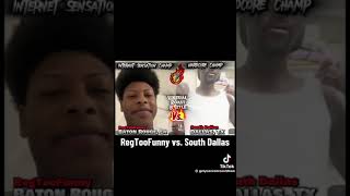 RegTooFunny On Virtual Roast Battle 🔥With South Dallas tx 🎥📹 who you think won [upl. by Eedyaj409]