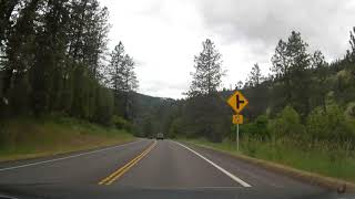 Driving on US 12 In Idaho from Orofino to Lewiston [upl. by Daniell751]