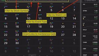 Thinkorswim Mobile Financial Calendar [upl. by Ekralc]