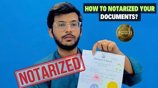 Notarization of documents in 🇵🇰  How to notarize documents for Chinese universities [upl. by Ijneb]