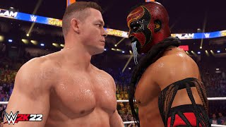 WWE 2K22  The Boogeyman vs John Cena Match [upl. by Devinne]