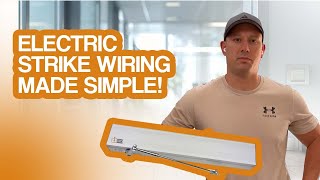 How To Wire and Program An Electric Strike To An Automatic Door Opener  Maverick EZ4000 [upl. by Etteroma]