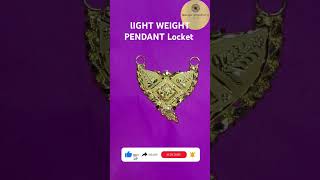 Light weight pendant locket design goldcutting goldjewellerydesignsforwomen jewellery [upl. by Durrell]