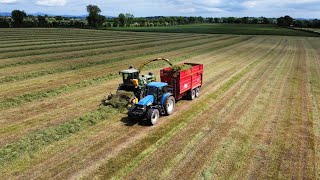 corrigans  first cut silage 2023  4k [upl. by Aerdied]