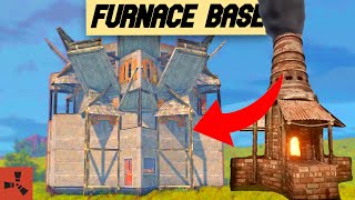 Unique amp Defendable Large Furnace Base  Rust 2024 Tutorial [upl. by Lramaj]