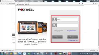 Actualizacion de Escaner Foxwell mediante FoxScanner [upl. by Australia279]