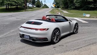 21 Porsche 992 Carrera S OEM sports exhaust sound COLD START REVS FLY BY IN CAR amp LAUNCH [upl. by Mercie551]