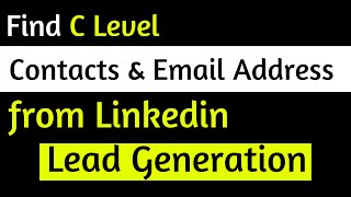 Lead Generation Bangla Tutorial  Email Collection amp Lead Collection from LinkedIn [upl. by Marti]