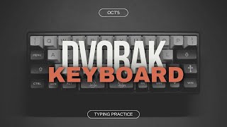 Dvorak Keyboard layout  Typing Proctice  Keybr  Merja Shourov [upl. by Noach]