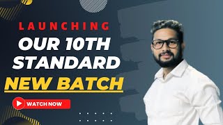 Launching Our 10th Standard New Batch🔥  JR Tutorials [upl. by Anirac]