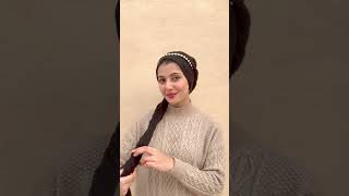 Turban Style with a Fancy Headband  Full Tutorial [upl. by Oicatsana263]