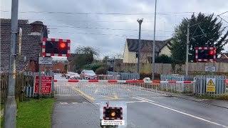 AstonByStone Level Crossing Staffordshire [upl. by Anahsak255]