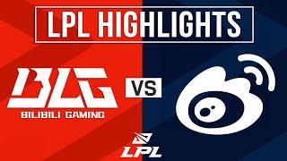 BLG vs WBG Highlights ALL GAMES  LPL 2024 Summer Playoffs  Bilibili Gaming vs Weibo Gaming [upl. by Lseil]