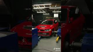 1376hp Mitsubishi evo on the dyno dyno mitsubishi fast streetcar fyp trending sub jdm 4g63 [upl. by Acinahs]