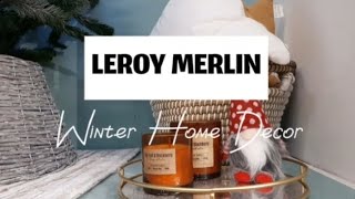 LEROY MERLINΧΕΙΜΩΝΙΑΤΙΚΑ ΔΙΑΚΟΣΜΗΤΙΚΑWINTER HOME DECOR [upl. by Ayar]