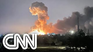 Guerra na Ucrânia Novas explosões são ouvidas em Kiev  AGORA CNN [upl. by Dnomed]