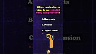 Elevated body temperature healthquiz healthsciencequiz healthquizhub [upl. by Hamlet]