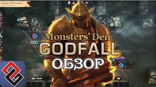 Обзор Monsters Den Godfall  Глобальный Рогалик с Тактикой OGREVIEW [upl. by Hanny596]