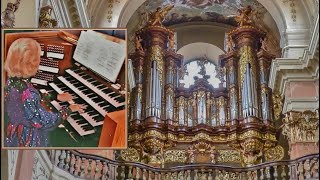 Widor  SCHERZO  Diane Bish at Basilica of St James in Prague [upl. by Leissam]